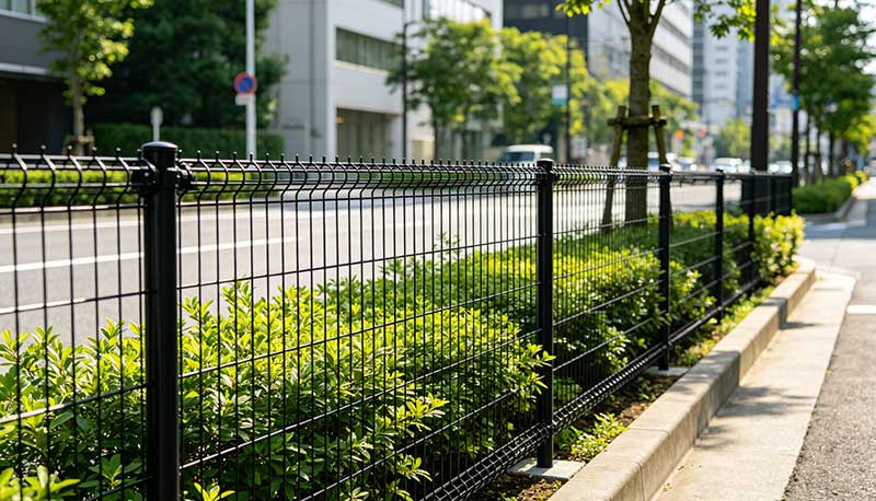 14 gauge black welded wire fence